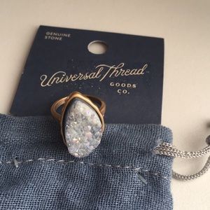 Genuine stone ring NWT